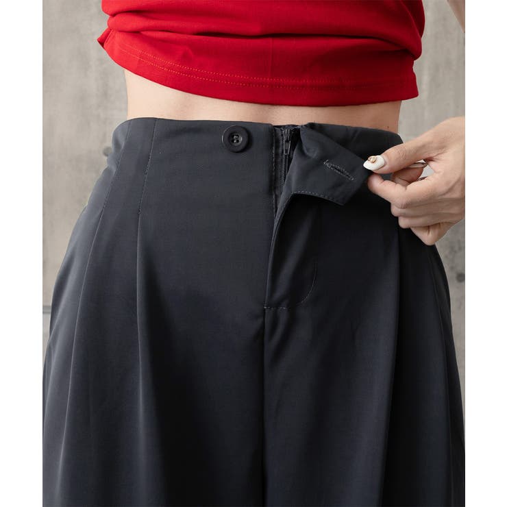 着やせタックパンツレディース 韓国風 通勤ロングパンツ | SUNSHINE CLOSET | 詳細画像20 