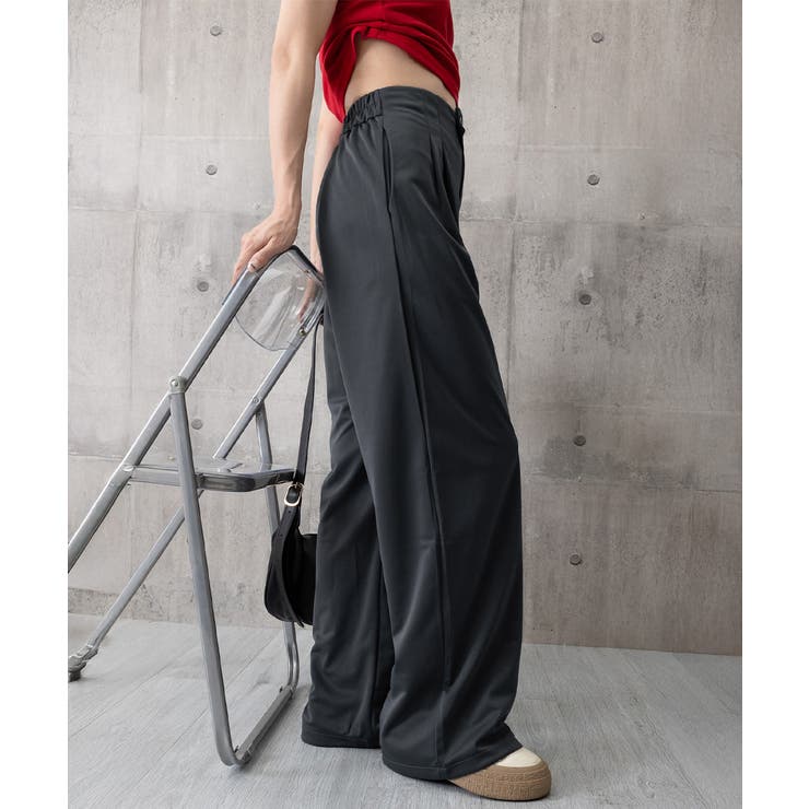 着やせタックパンツレディース 韓国風 通勤ロングパンツ | SUNSHINE CLOSET | 詳細画像21 