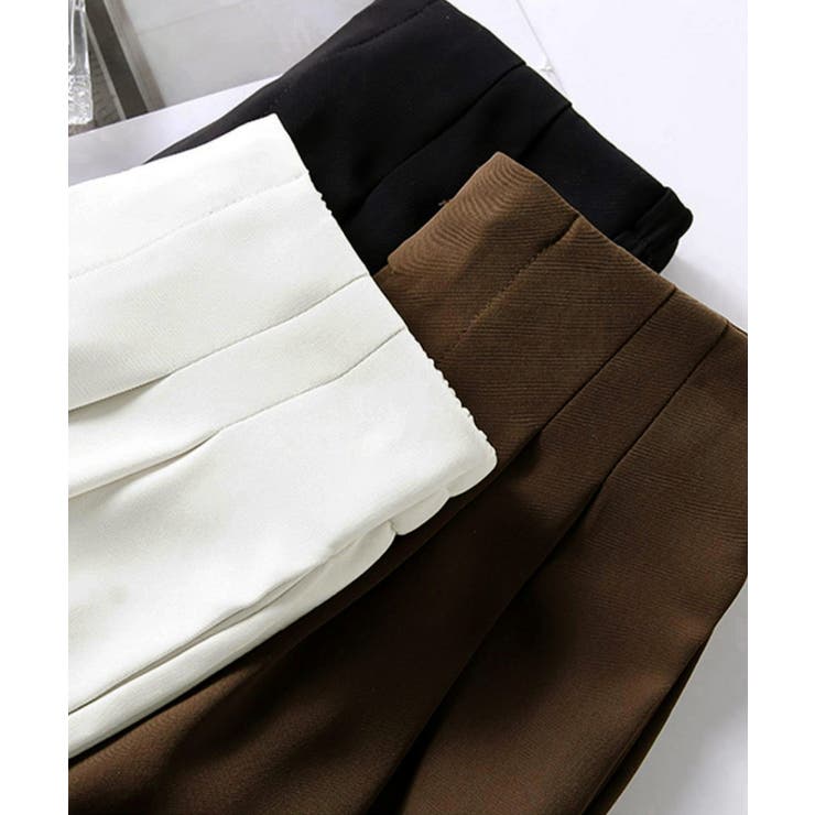 着やせタックパンツレディース 韓国風 通勤ロングパンツ | SUNSHINE CLOSET | 詳細画像24 