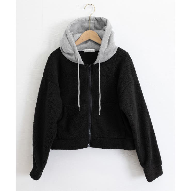 暖かいボアパーカー ジップアップブルゾン | SUNSHINE CLOSET | 詳細画像21 