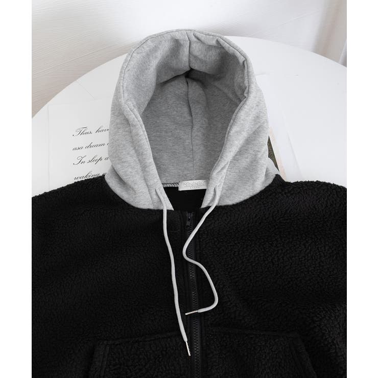 暖かいボアパーカー ジップアップブルゾン | SUNSHINE CLOSET | 詳細画像23 