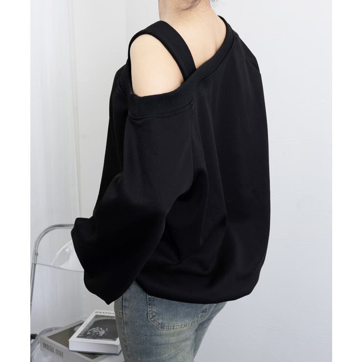 ワンショルダースウェットレディース韓国風 | SUNSHINE CLOSET | 詳細画像11 