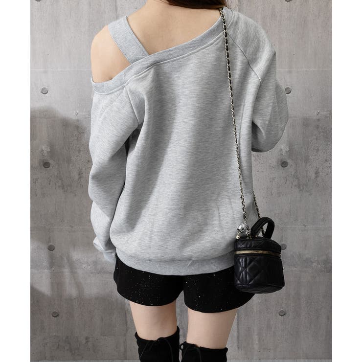 ワンショルダースウェットレディース韓国風 | SUNSHINE CLOSET | 詳細画像15 