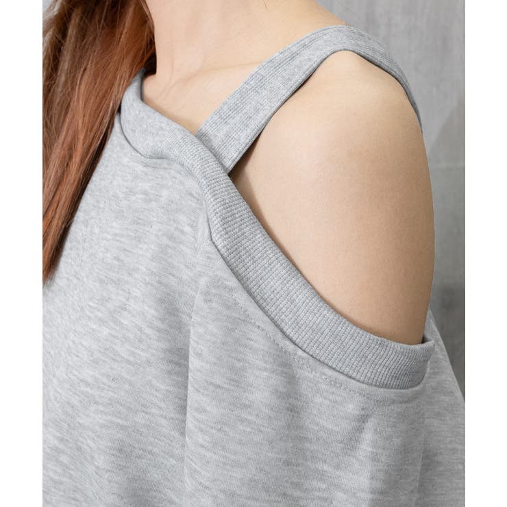 ワンショルダースウェットレディース韓国風 | SUNSHINE CLOSET | 詳細画像16 