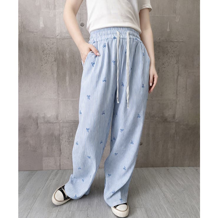 ハイウエスト楽ちんパンツ レディース 迷彩柄涼しいパンツ | SUNSHINE CLOSET | 詳細画像24 