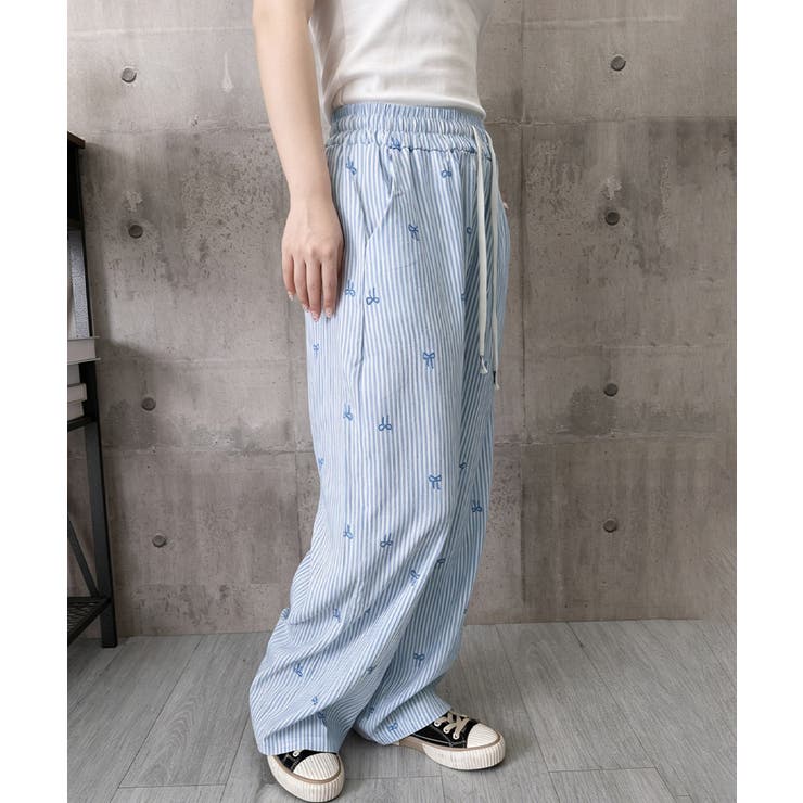 ハイウエスト楽ちんパンツ レディース 迷彩柄涼しいパンツ | SUNSHINE CLOSET | 詳細画像25 
