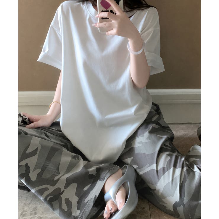 ハイウエスト楽ちんパンツ レディース 迷彩柄涼しいパンツ | SUNSHINE CLOSET | 詳細画像4 