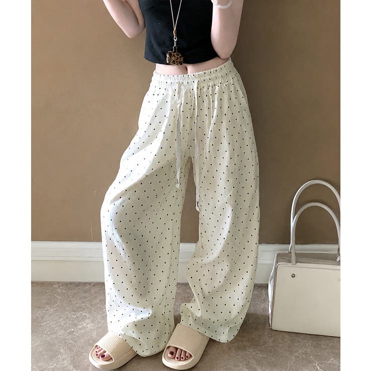 ハイウエスト楽ちんパンツ レディース 迷彩柄涼しいパンツ | SUNSHINE CLOSET | 詳細画像5 