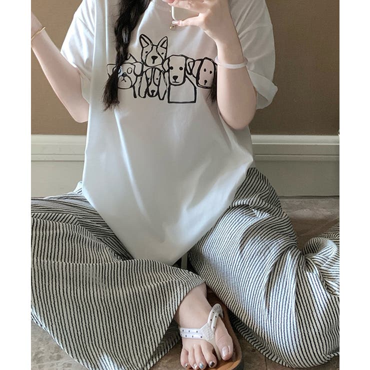 ハイウエスト楽ちんパンツ レディース 迷彩柄涼しいパンツ | SUNSHINE CLOSET | 詳細画像7 