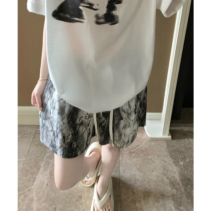 パジャマズボン 薄手部屋着ボトムスゆったりショーパンチェック柄ハーフパンツ 迷彩… | SUNSHINE CLOSET | 詳細画像15 