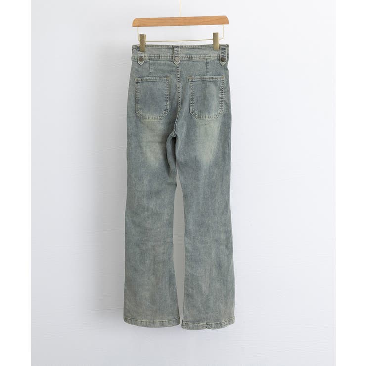 セミフレアデニムパンツ ヴィンテージ風 | SUNSHINE CLOSET | 詳細画像23 