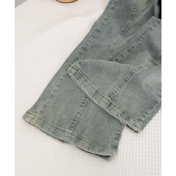 セミフレアデニムパンツ ヴィンテージ風 | SUNSHINE CLOSET | 詳細画像27 