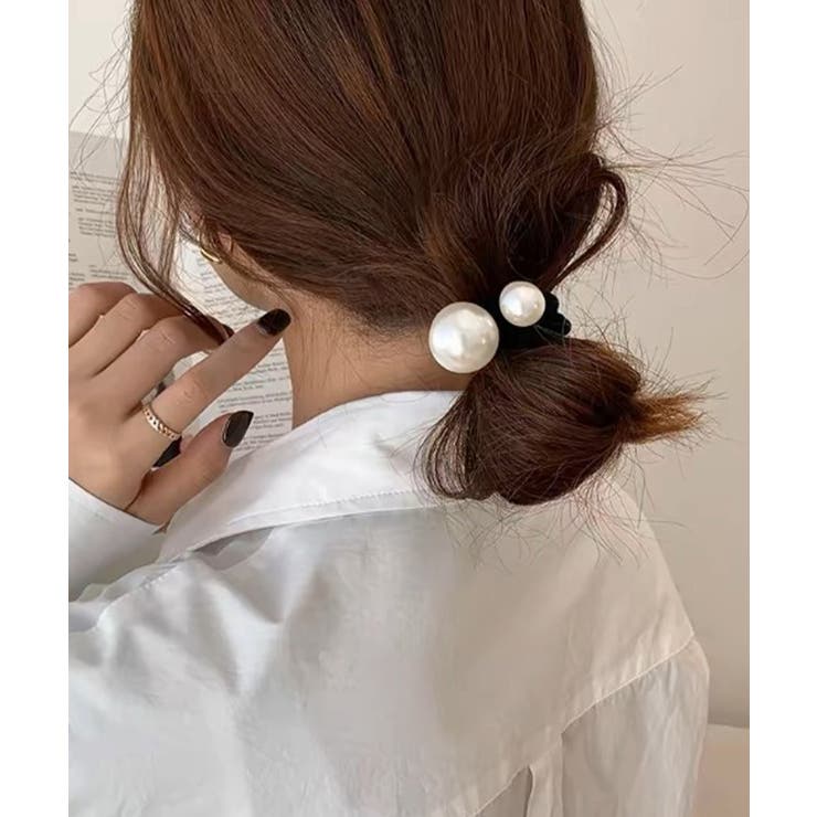 パールヘアゴム 韓国風 ヘアアクセサリー | SUNSHINE CLOSET | 詳細画像2 