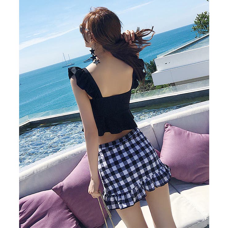 フリル水着2点セット盛れる水着レディース | SUNSHINE CLOSET | 詳細画像11 