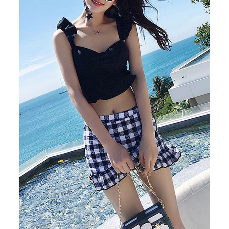 フリル水着2点セット盛れる水着レディース | SUNSHINE CLOSET | 詳細画像6 