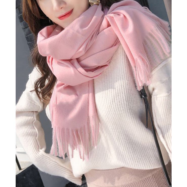 韓国マフラー カシミヤタッチ大判ストール | SUNSHINE CLOSET | 詳細画像12 