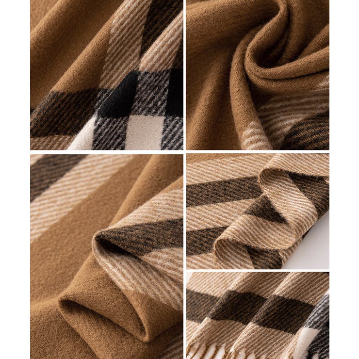 チェック柄マフラーレディース大判ストール | SUNSHINE CLOSET | 詳細画像25 