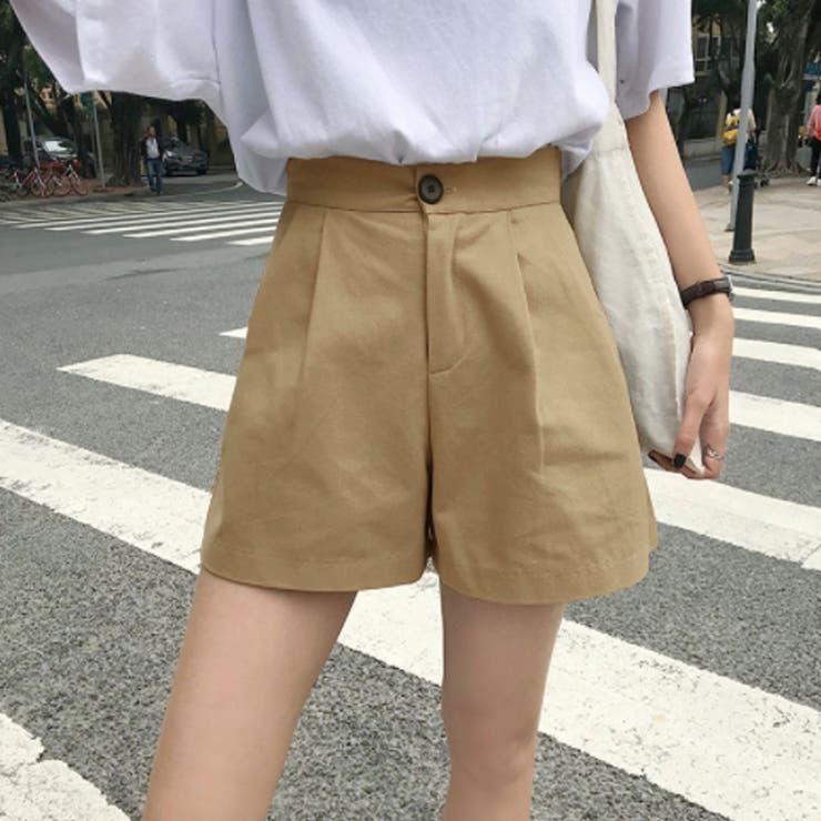 ハイウエスト ショートパンツ レディース | SUNSHINE CLOSET | 詳細画像1 