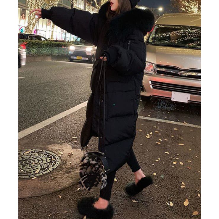 フェイクダウンコート中綿入りロングコート | SUNSHINE CLOSET | 詳細画像10 