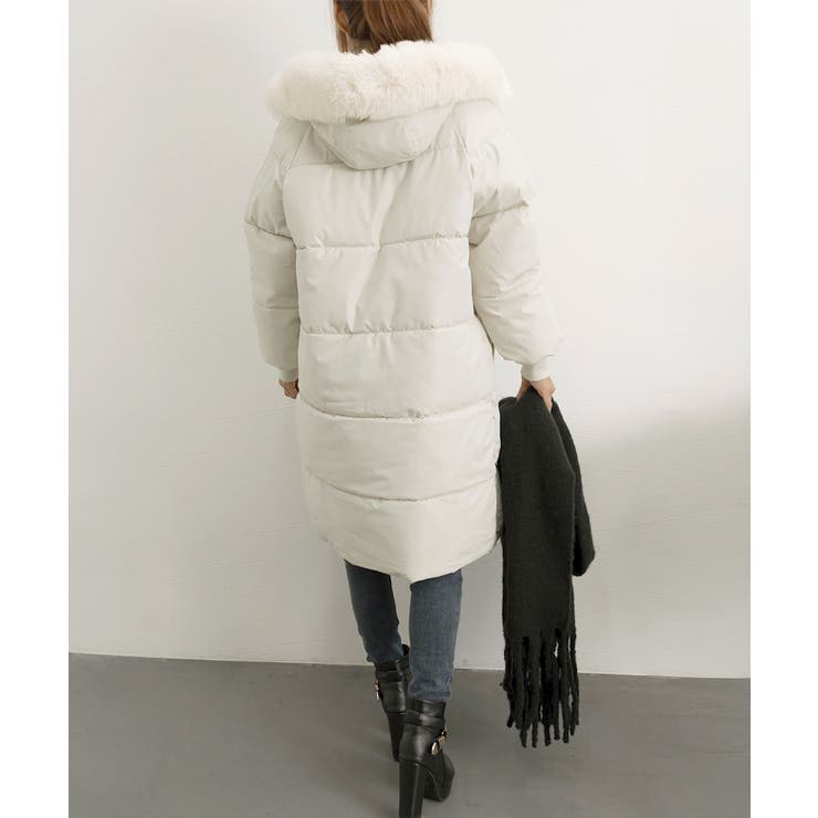 フェイクダウンコート中綿入りロングコート | SUNSHINE CLOSET | 詳細画像18 