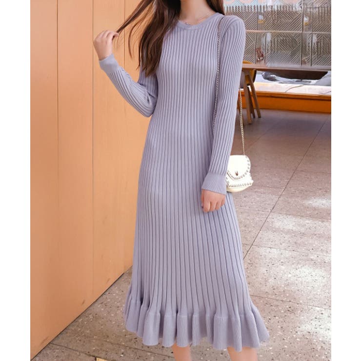 ニットワンピース マーメイドフリルワンピ | SUNSHINE CLOSET | 詳細画像14 