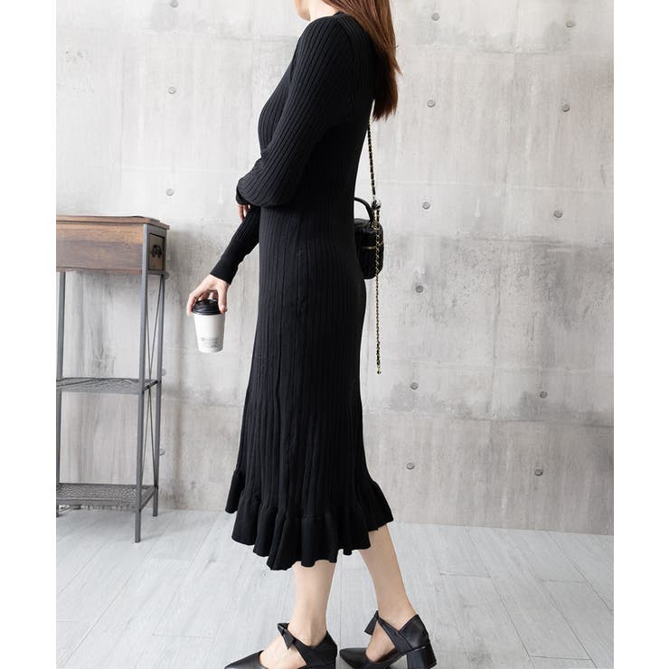 ニットワンピース マーメイドフリルワンピ | SUNSHINE CLOSET | 詳細画像16 