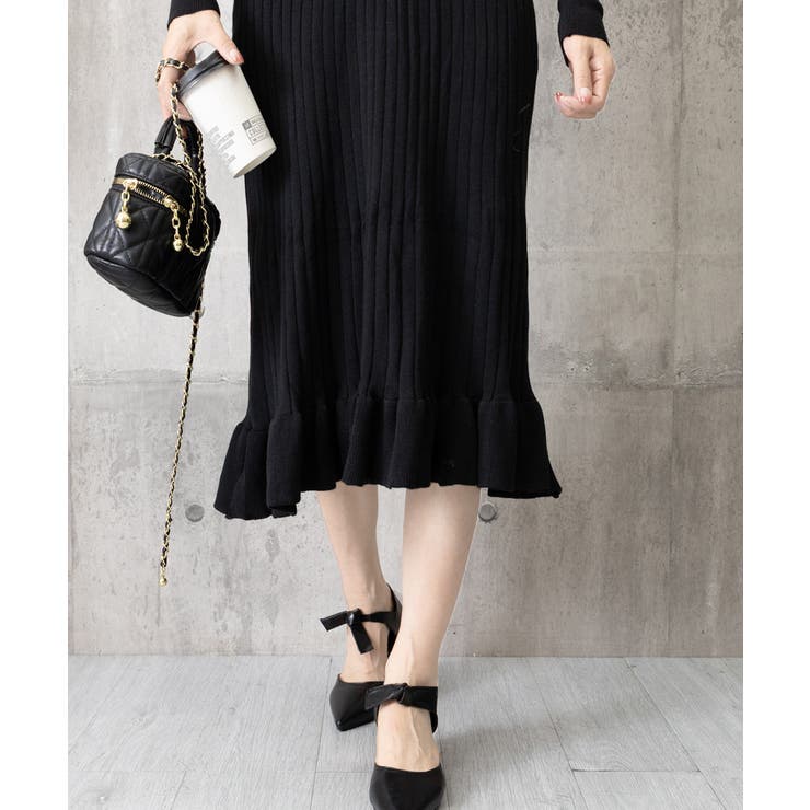 ニットワンピース マーメイドフリルワンピ | SUNSHINE CLOSET | 詳細画像19 