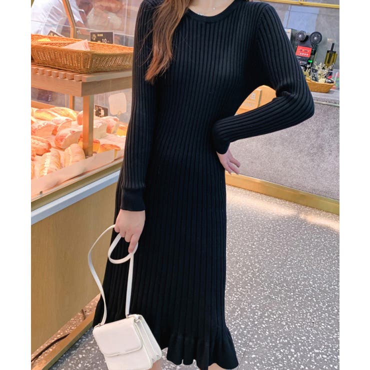 ニットワンピース マーメイドフリルワンピ | SUNSHINE CLOSET | 詳細画像6 