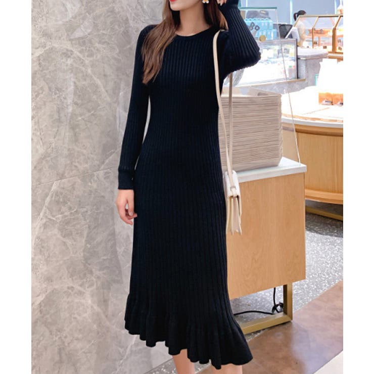 ニットワンピース マーメイドフリルワンピ | SUNSHINE CLOSET | 詳細画像8 