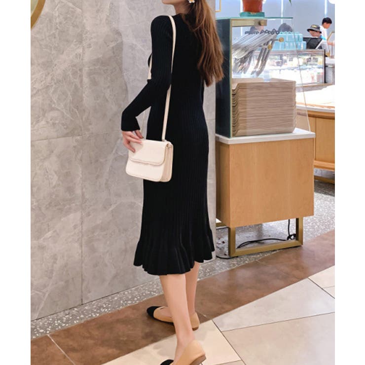 ニットワンピース マーメイドフリルワンピ | SUNSHINE CLOSET | 詳細画像9 