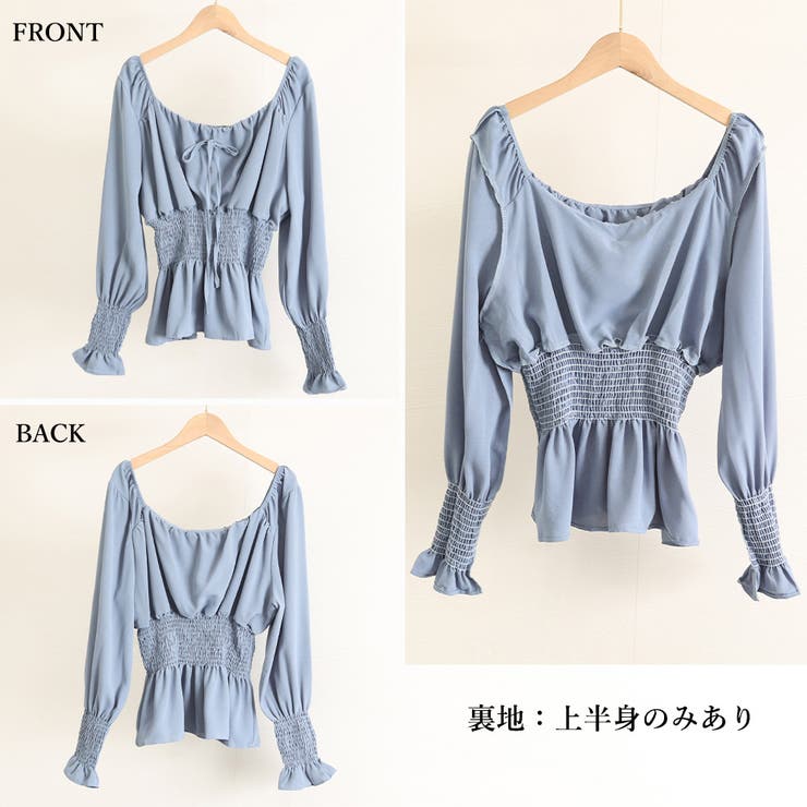 ウエストシャーリングブラウス レディース | SUNSHINE CLOSET | 詳細画像11 