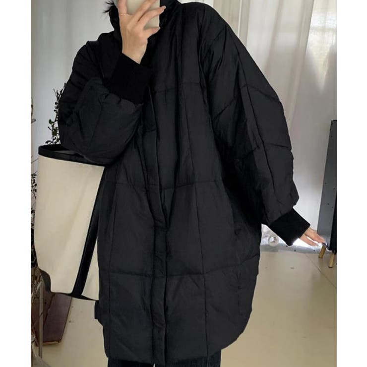 スタンドカラー中綿ダウンコート ゆったり | SUNSHINE CLOSET | 詳細画像7 