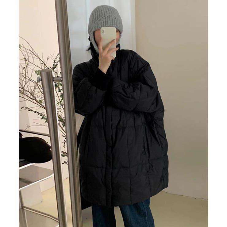 スタンドカラー中綿ダウンコート ゆったり | SUNSHINE CLOSET | 詳細画像8 