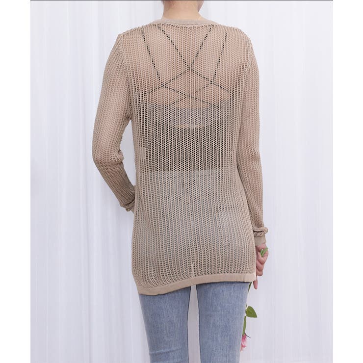 メッシュ編み サマーニット クルーネック | SUNSHINE CLOSET | 詳細画像11 