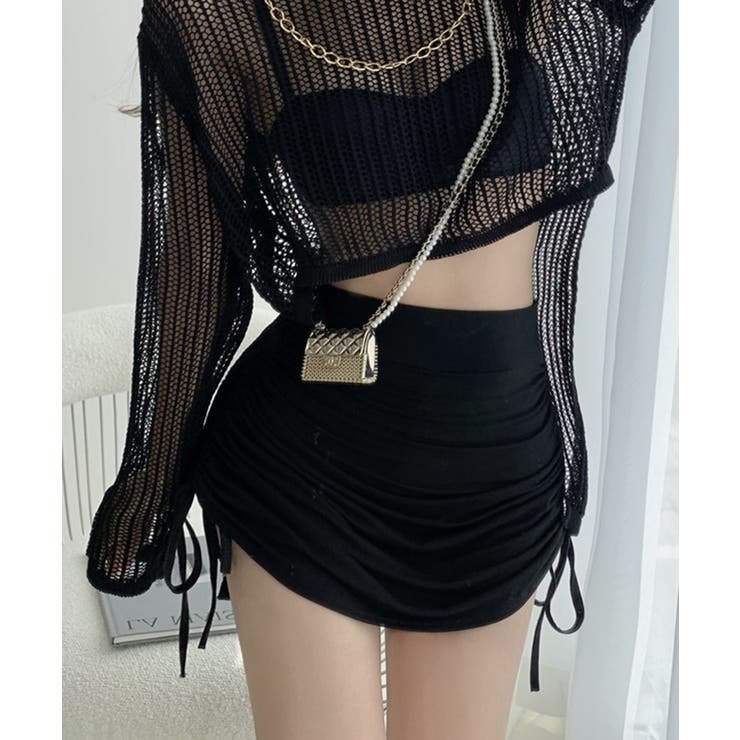 メッシュ編み サマーニット クルーネック | SUNSHINE CLOSET | 詳細画像5 