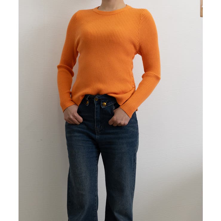 リブニットトップス 長袖リブカットソー | SUNSHINE CLOSET | 詳細画像11 