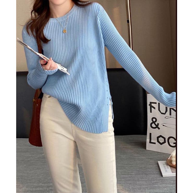 リブニットトップス 長袖リブカットソー | SUNSHINE CLOSET | 詳細画像9 