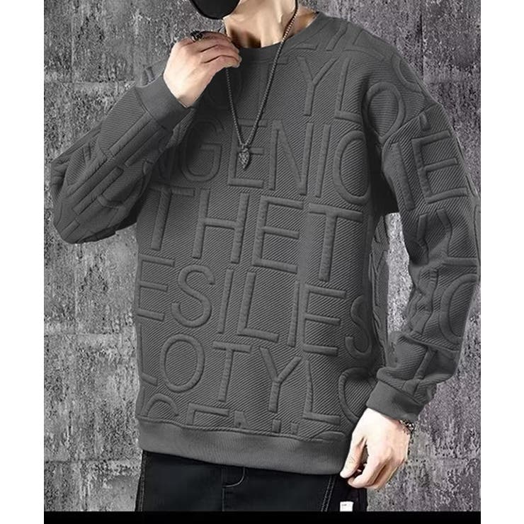 エンボス加工ロゴtシャツ メンズ 長袖 | SUNSHINE CLOSET | 詳細画像10 
