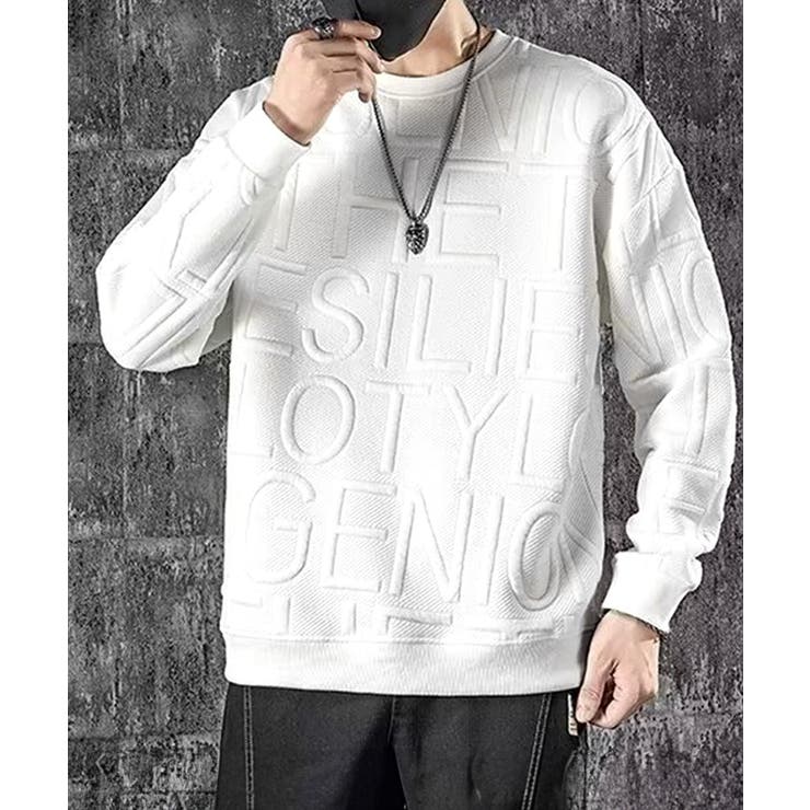 エンボス加工ロゴtシャツ メンズ 長袖 | SUNSHINE CLOSET | 詳細画像5 