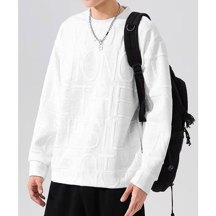 エンボス加工ロゴtシャツ メンズ 長袖 | SUNSHINE CLOSET | 詳細画像8 