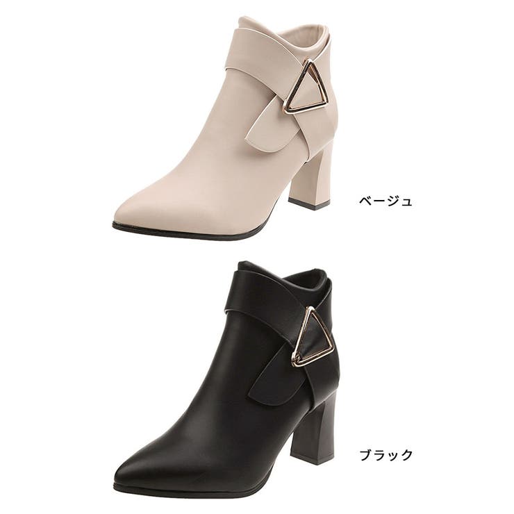 チャンキーヒール ブーティー 太ヒール | SUNSHINE CLOSET | 詳細画像6 