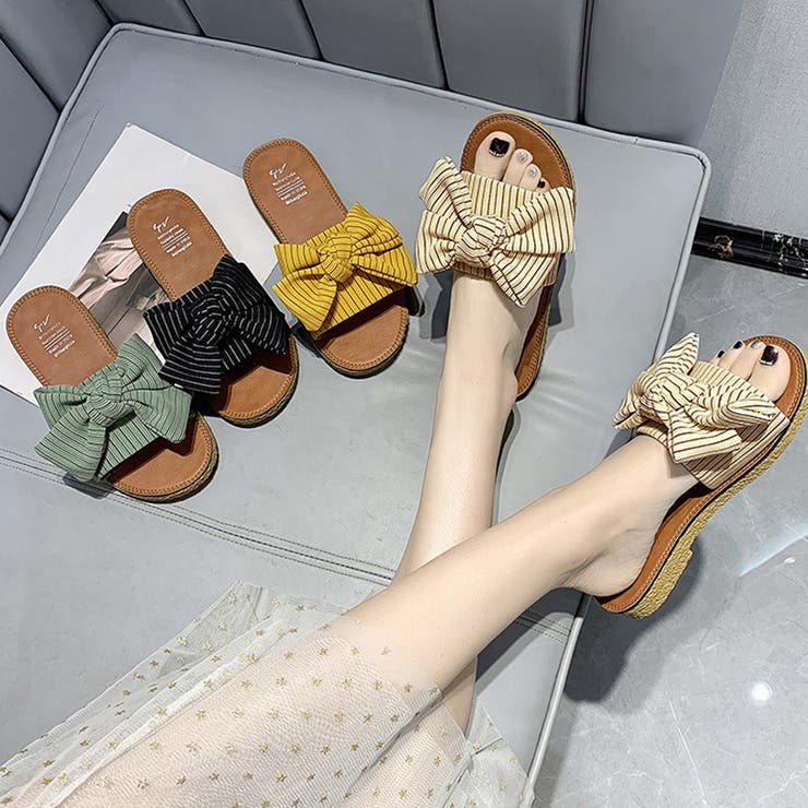 リボンサンダル レディース ぺたんこ | SUNSHINE CLOSET | 詳細画像6 