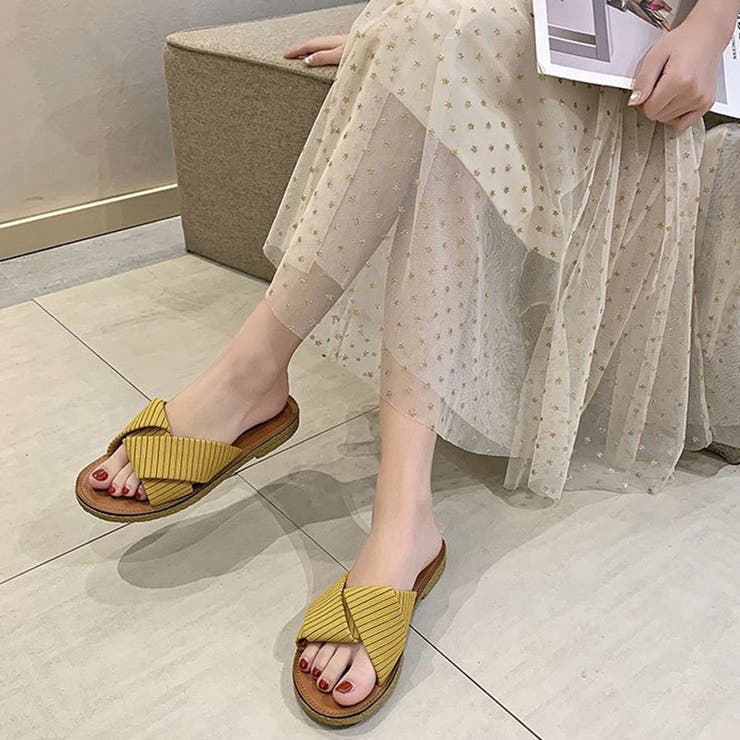 ぺたんこサンダル レディース フラット | SUNSHINE CLOSET | 詳細画像12 