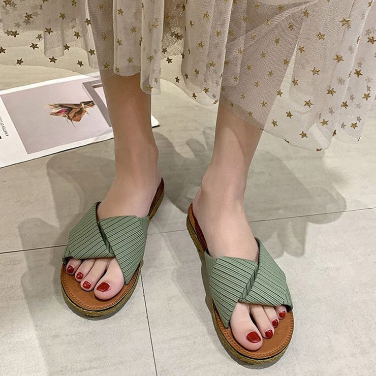 ぺたんこサンダル レディース フラット | SUNSHINE CLOSET | 詳細画像15 