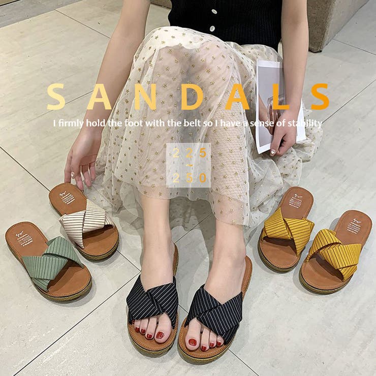 ぺたんこサンダル レディース フラット | SUNSHINE CLOSET | 詳細画像4 