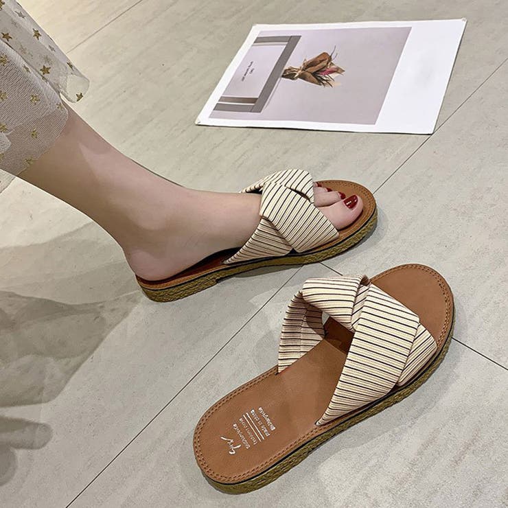 ぺたんこサンダル レディース フラット | SUNSHINE CLOSET | 詳細画像7 