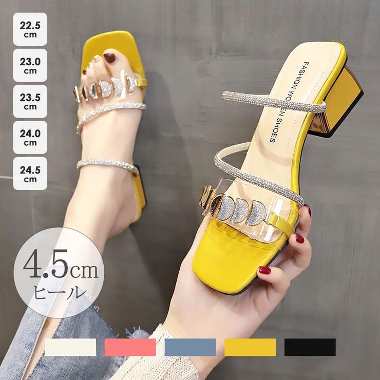 サンダル チャンキーヒール レディース | SUNSHINE CLOSET | 詳細画像1 