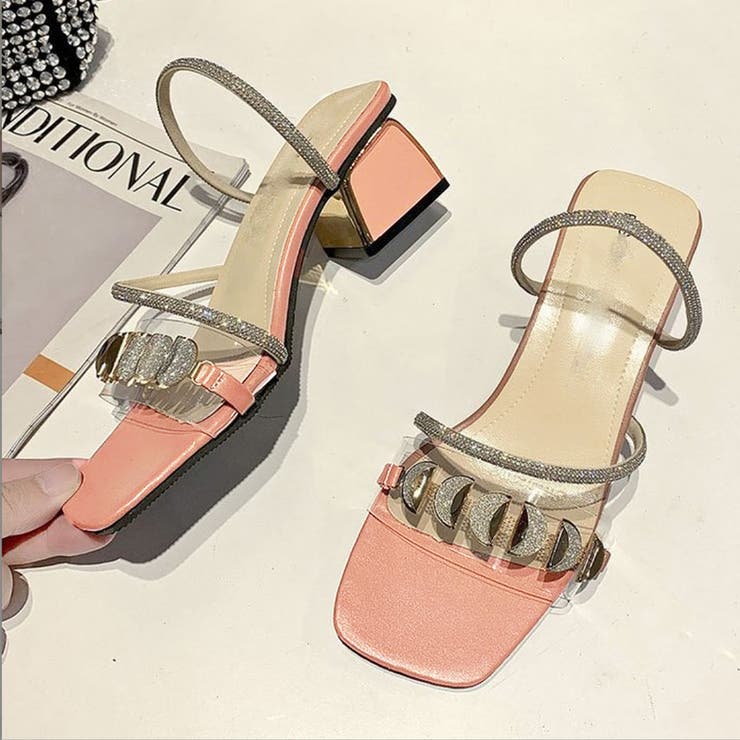 サンダル チャンキーヒール レディース | SUNSHINE CLOSET | 詳細画像10 