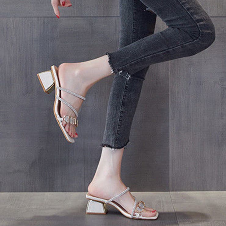 サンダル チャンキーヒール レディース | SUNSHINE CLOSET | 詳細画像5 