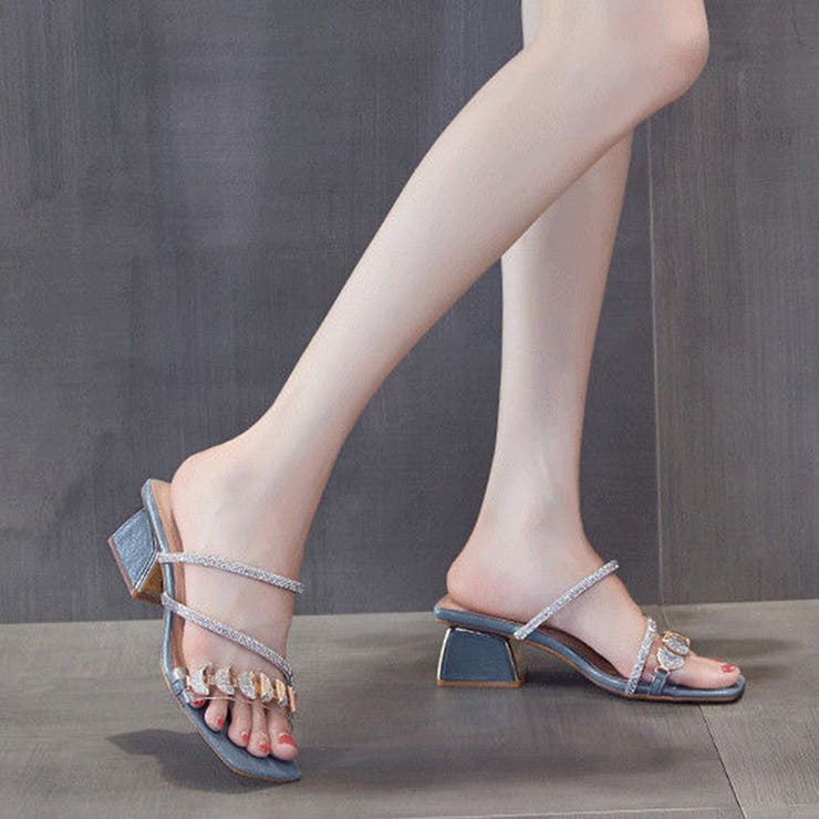 サンダル チャンキーヒール レディース | SUNSHINE CLOSET | 詳細画像8 